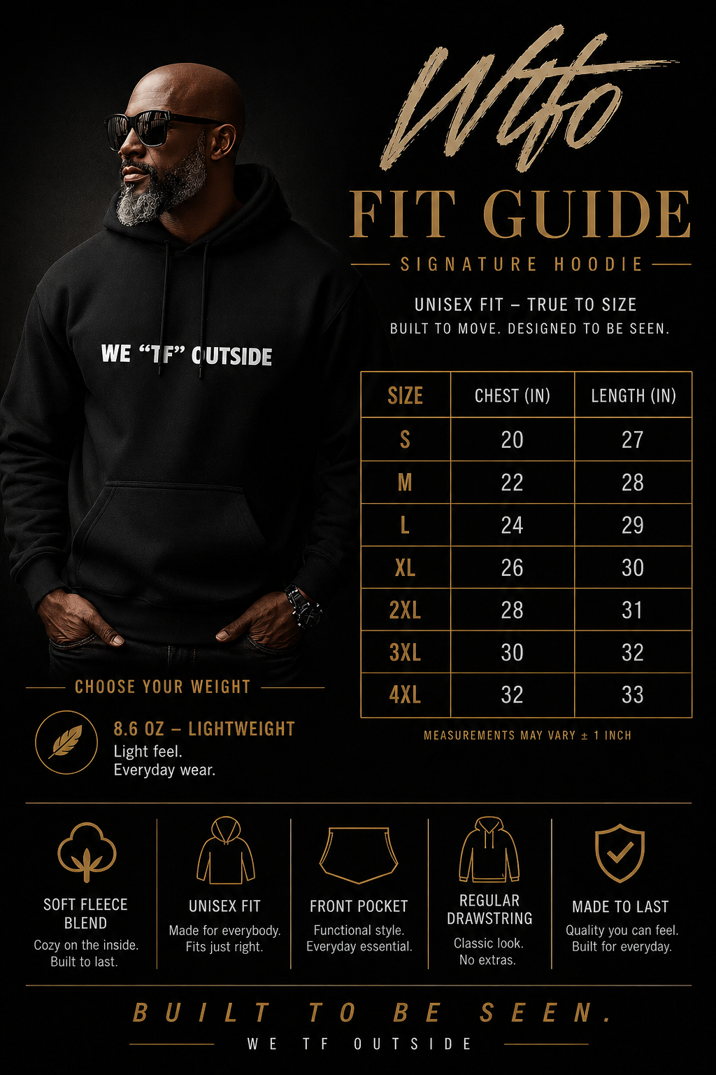We"TF" Outside Classic Hoodie
