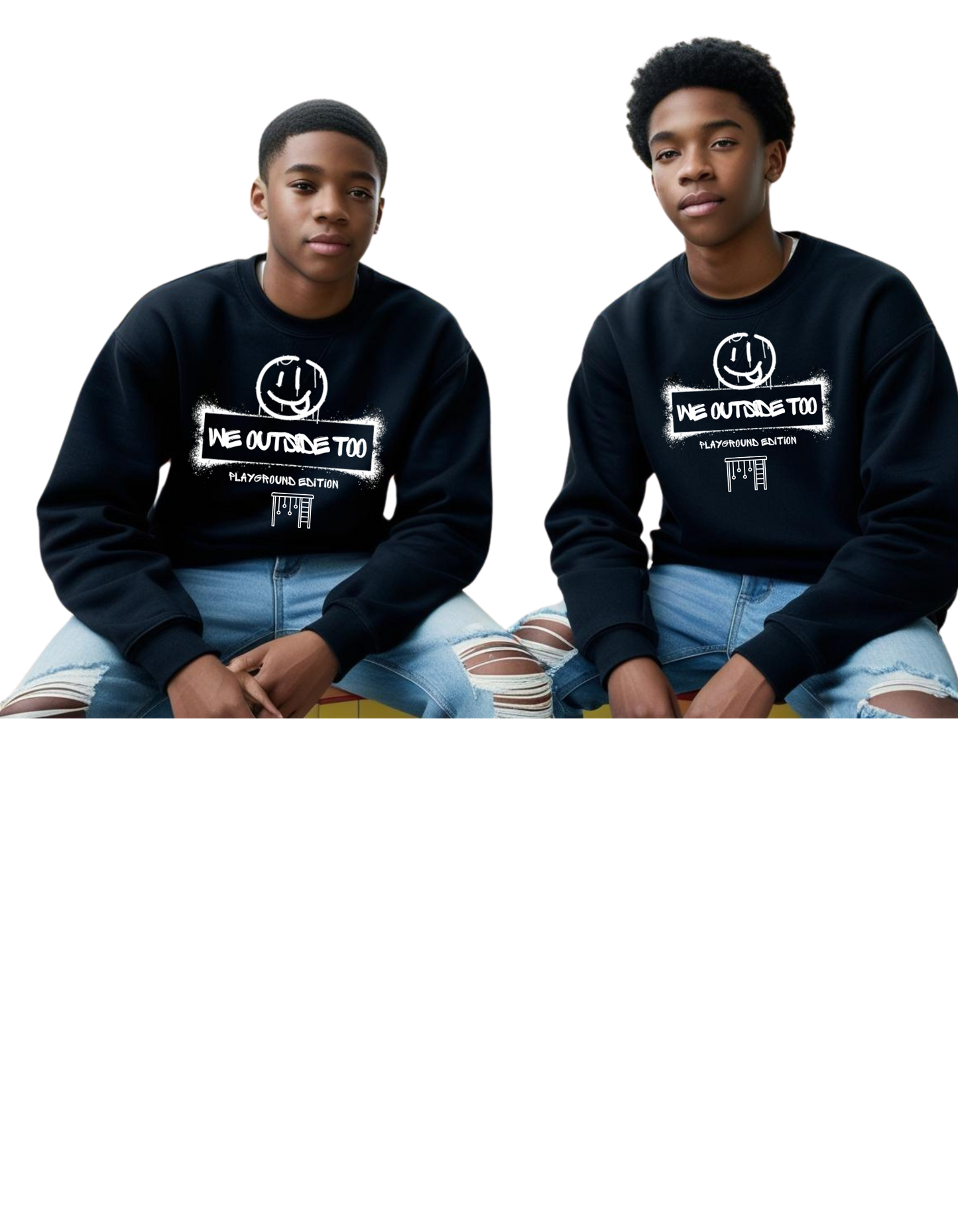 All Play No Pause Crew Necks