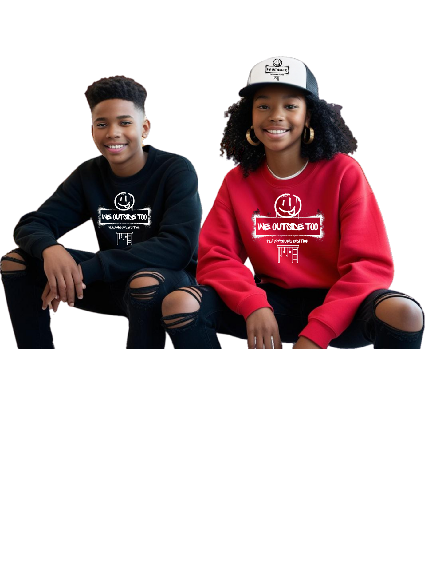 All Play No Pause Crew Necks